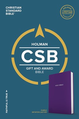 CSB Gift & Award Bible, Purple (Imitation Leather)