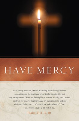 Have Mercy Bulletin (Pack of 100) (Bulletin)
