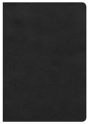 HCSB Super Giant Print Reference Bible, Black Leathertouch (Imitation Leather)