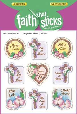 Dogwood Motifs - Faith That Sticks Stickers (Stickers)