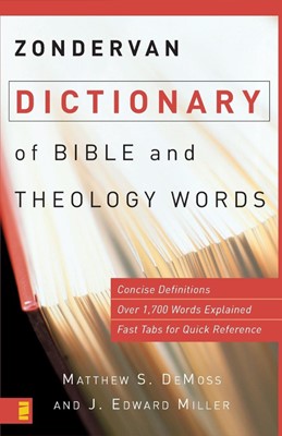 Zondervan Dictionary Of Bible And Theology Words (Paperback)