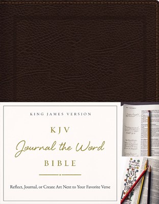 KJV Journal the Word Bible BL Brown (Bonded Leather)