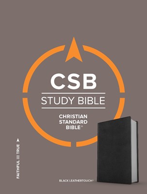 CSB Study Bible, Black Deluxe Leathertouch (Imitation Leather)