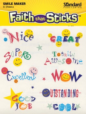 Smile Face Awards - Faith That Sticks Stickers (Stickers)