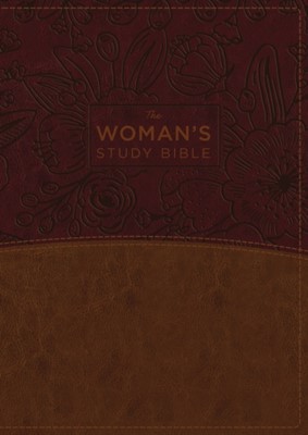 NKJV: Women's Study Bible, Imitation Leather, Brown/Burgundy (Imitation Leather)