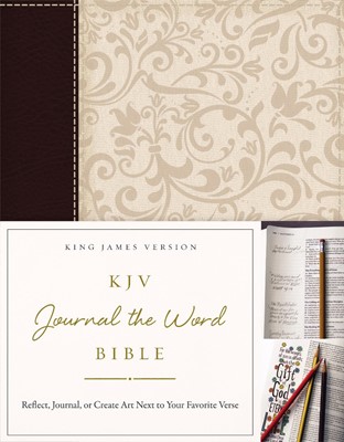 KJV Journal the Word Bible IL Brown/Cream (Imitation Leather)
