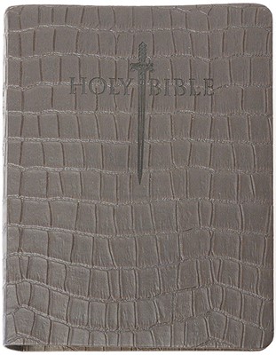 Kjver Sword Study Bible/Personal Size Large Print-Brown (Imitation Leather)