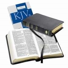 KJV Personal Concord Reference Edition, Black French Leather (Leather Binding)