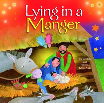 Lying in a Manger (Board Book)
