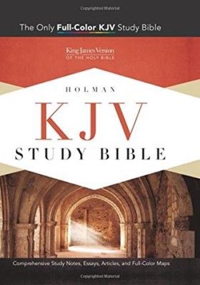 KJV Study Bible, Pink/Brown Leathertouch, Indexed (Imitation Leather)