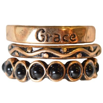Faith Gear Ring - Grace Size 6