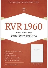 RVR 1960 Biblia para Regalos y Premios, blanco imitación pie (Imitation Leather)