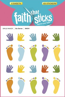 Go Serve - Faith That Sticks Stickers (Stickers)