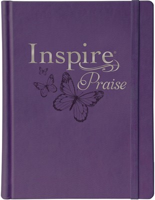 NLT Inspire PRAISE Bible, Purple (Hard Cover)