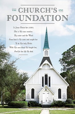 The Church's One Foundation Bulletin (Pack of 100) (Bulletin)