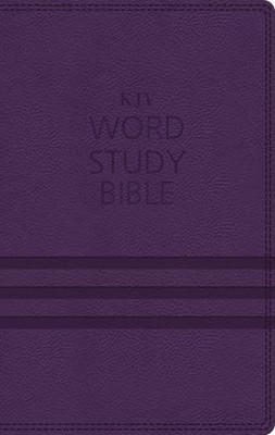 KJV Word Study Bible, Imitation Leather, Purple (Leather-Look)