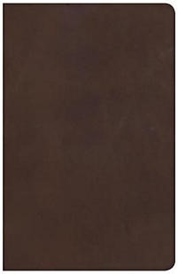 NKJV Large Print Personal Size Reference Bible, Brown (Leather Binding)