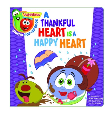 Veggietales: A Thankful Heart Is A Happy Heart, A Digital Po (Board Book)