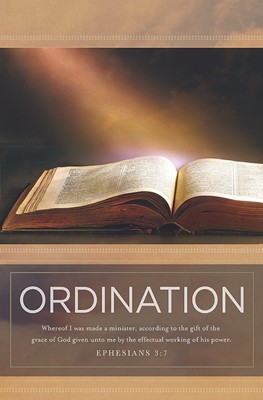 Ordination Bulletin (Pack of 100) (Bulletin)