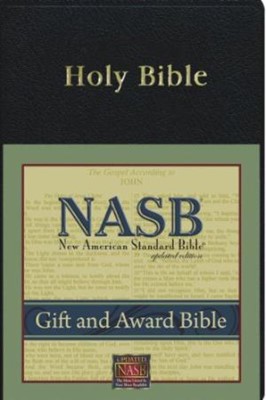 NASB Gift & Award Bible, Black (Imitation Leather)