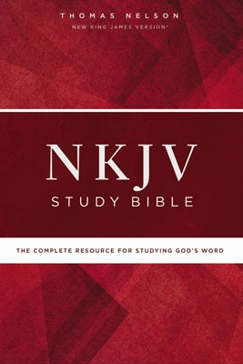 NKJV Study Bible, Comfort Print, Red Letter Edition (Hard Cover)