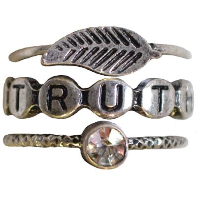 Faith Gear Ring - Truth Size 6