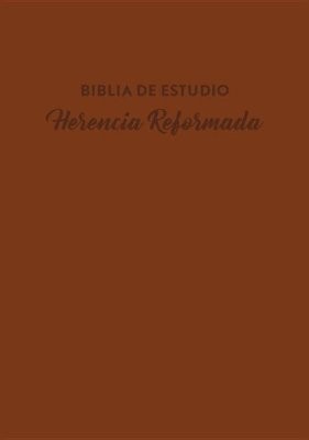 Biblia De Estudio Herencia Reformada, Simil Piel Café (Imitation Leather)