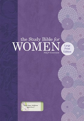 NKJV Study Bible For Women Large Print, Willow, Indexed (Imitation Leather)