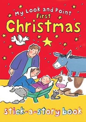 My Look And Point First Christmas Stick-A-Story Book (Paperback)