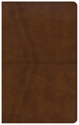 KJV Ultrathin Reference Bible, Brown Deluxe Leathertouch, In (Imitation Leather)