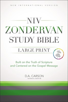 NIV Study Bible Large Print Hardback (Hard Cover)