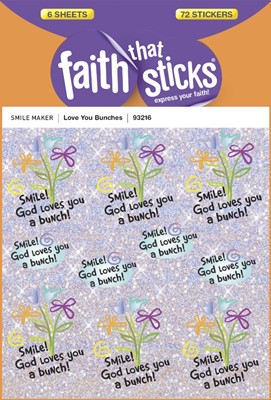 Love You Bunches - Faith That Sticks Stickers (Stickers)