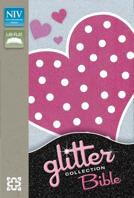 NIV Glitter Bible Collection Flexicover Pink Heart (Flexiback)