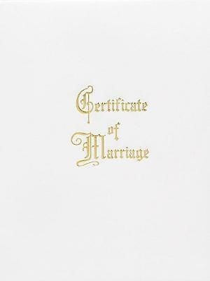 Marriage Certificate Booklet with Traditional Service (Bulletin)