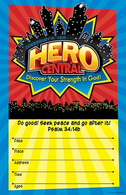VBS Hero Central Large Promotional Poster (Poster)