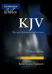 KJV Pocket Reference Bible, Black French Morocco Leather (Leather Binding)