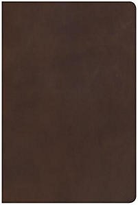NKJV Giant Print Reference Bible, Brown Genuine Leather (Leather Binding)