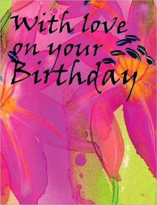 With Love On Your Birthday (Hard Cover)