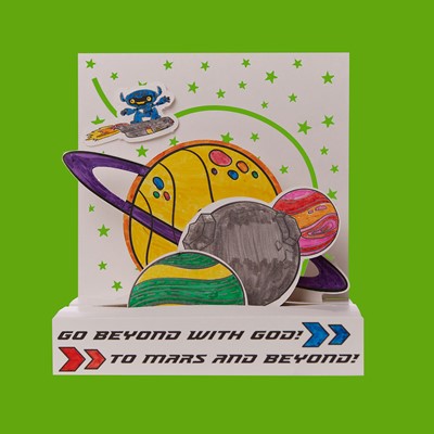 VBS 2019  3D Planet Scene Craft Kit (Pkg of 12) (General Merchandise)