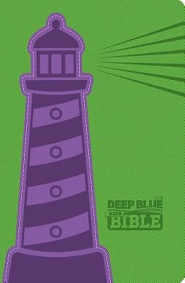 CEB Deep Blue Kids Bible Lighthouse DecoTone (Leather Binding)