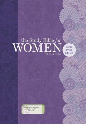 NKJV Study Bible For Women Large Print Edition, Willow Green (Imitation Leather)