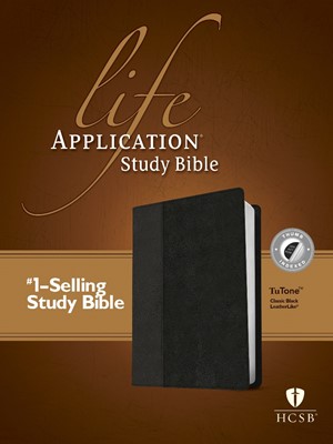 HCSB Life Application Study Bible, Black, Indexed (Imitation Leather)