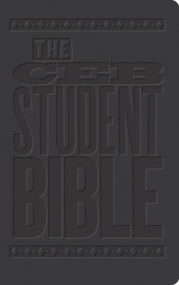 CEB Student Bible Black Decotone (Leather Binding)