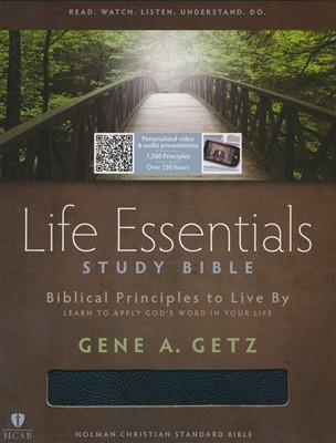HCSB Life Essentials Study Bible, Black (Bonded Leather)