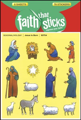 Jesus Is Born - Faith That Sticks Stickers (Stickers)