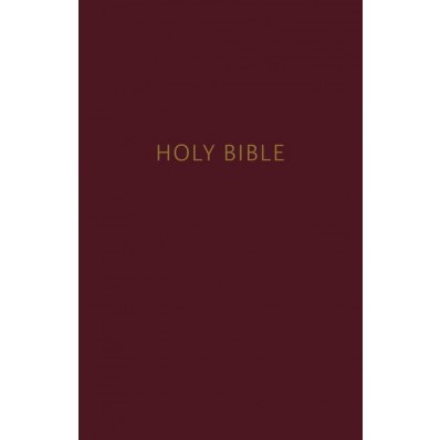 NKJV: Pew Bible, Large Print, HB, Burgundy, Red Letter Ed. (Hard Cover)