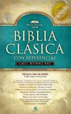 RV 1909 Biblia Clásica con Referencia, negro tapa dura (Hard Cover)