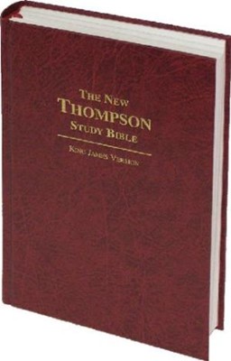 KJV Thompson Chain Reference Study Bible, Burgundy (Hard Cover)
