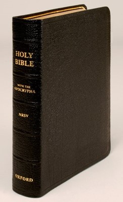 NRSV Bible With Apocrypha, Pocket Edition, Black (Genuine Leather)