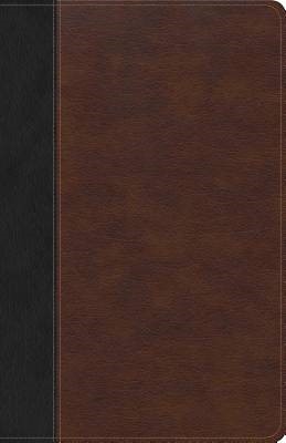 CSB Ultrathin Bible, Brown/Black Leathertouch Indexed (Imitation Leather)